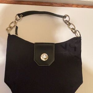 Elegant Black Chain Handle Bag